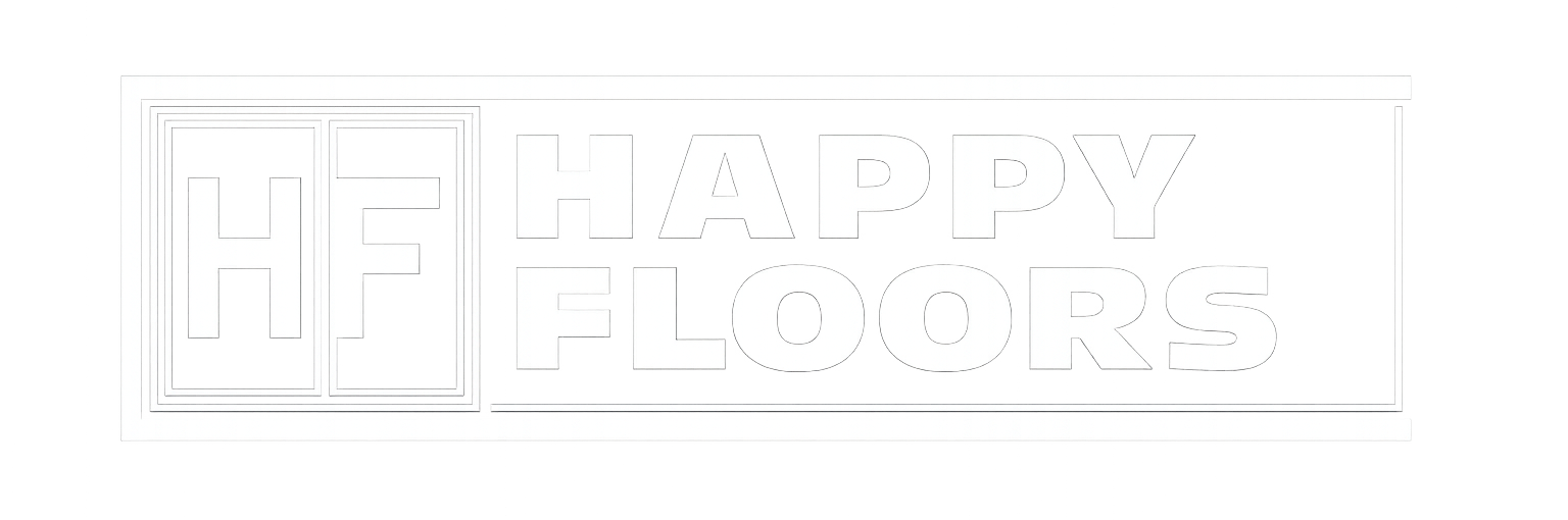 Happy floors logo white e1774645632577 - Carpetland USA